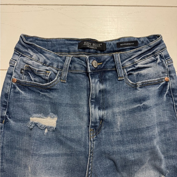 Judy Blue Boyfriend Jeans - Picture 3 of 4
